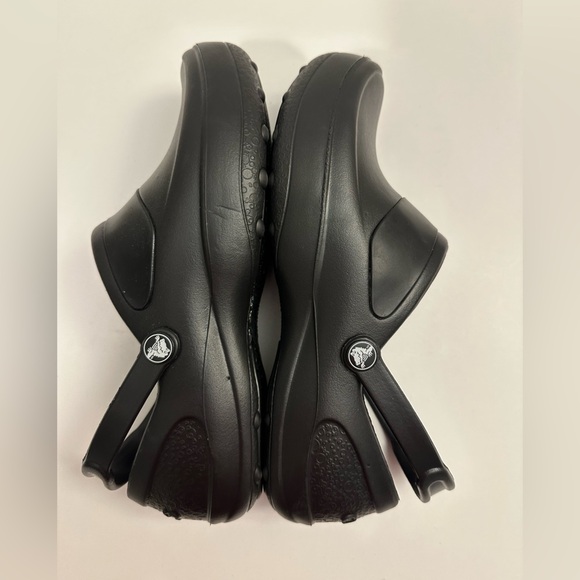 Crocs Women's Mercy Work Clog Black Size 10 - Picture 8 of 14
